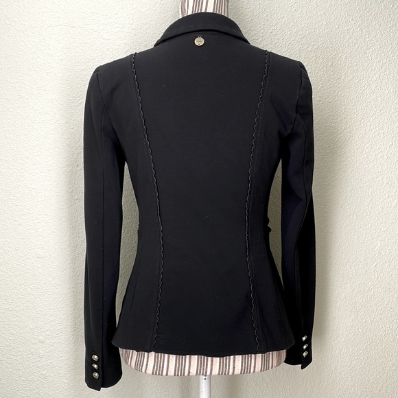 Liu Jo Sweatshirt Fabric Blazer Black S - Picture 4 of 7